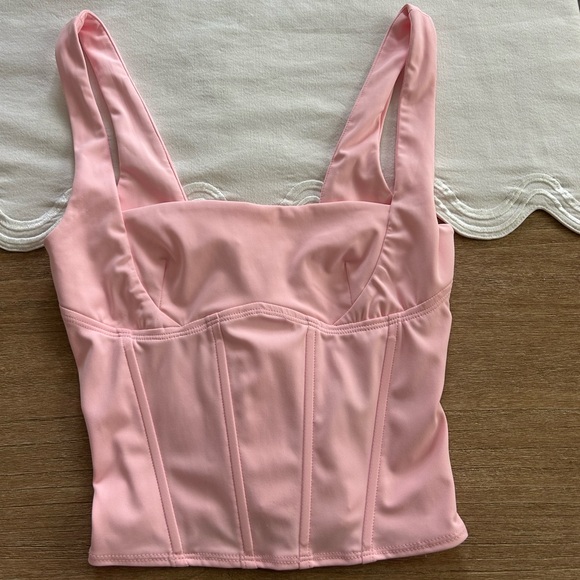 Edikted Tops - Edikted Pink Corset Top